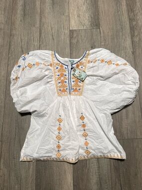 Nostalgia White Cotton Blouse